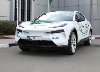 Dubai Police add luxury electric Lotus to fleet of tourist - Travel News, Insights & Resources.