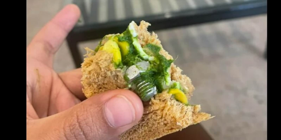 IndiGo passenger claims to find a screw in sandwich given - Travel News, Insights & Resources.