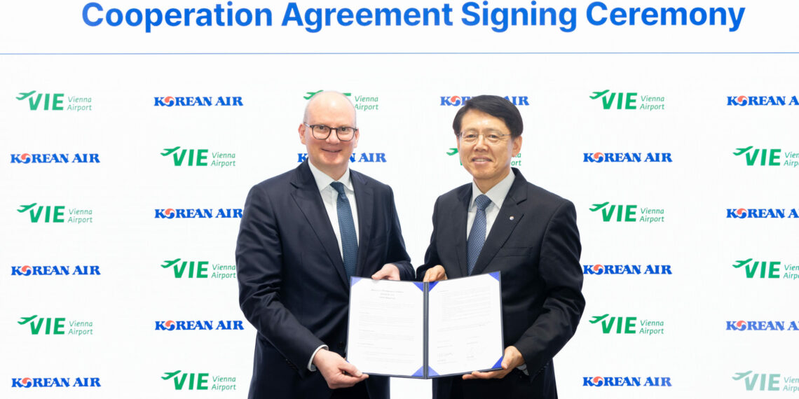 Korean Air Vienna Airport elevate cargo partnership - Travel News, Insights & Resources.