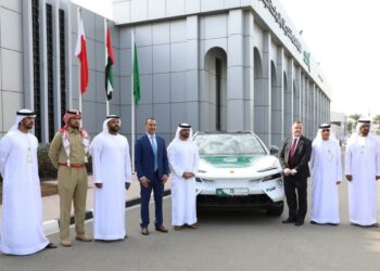 Look Dubai Police add new luxury EV to tourist patrol.com - Travel News, Insights & Resources.