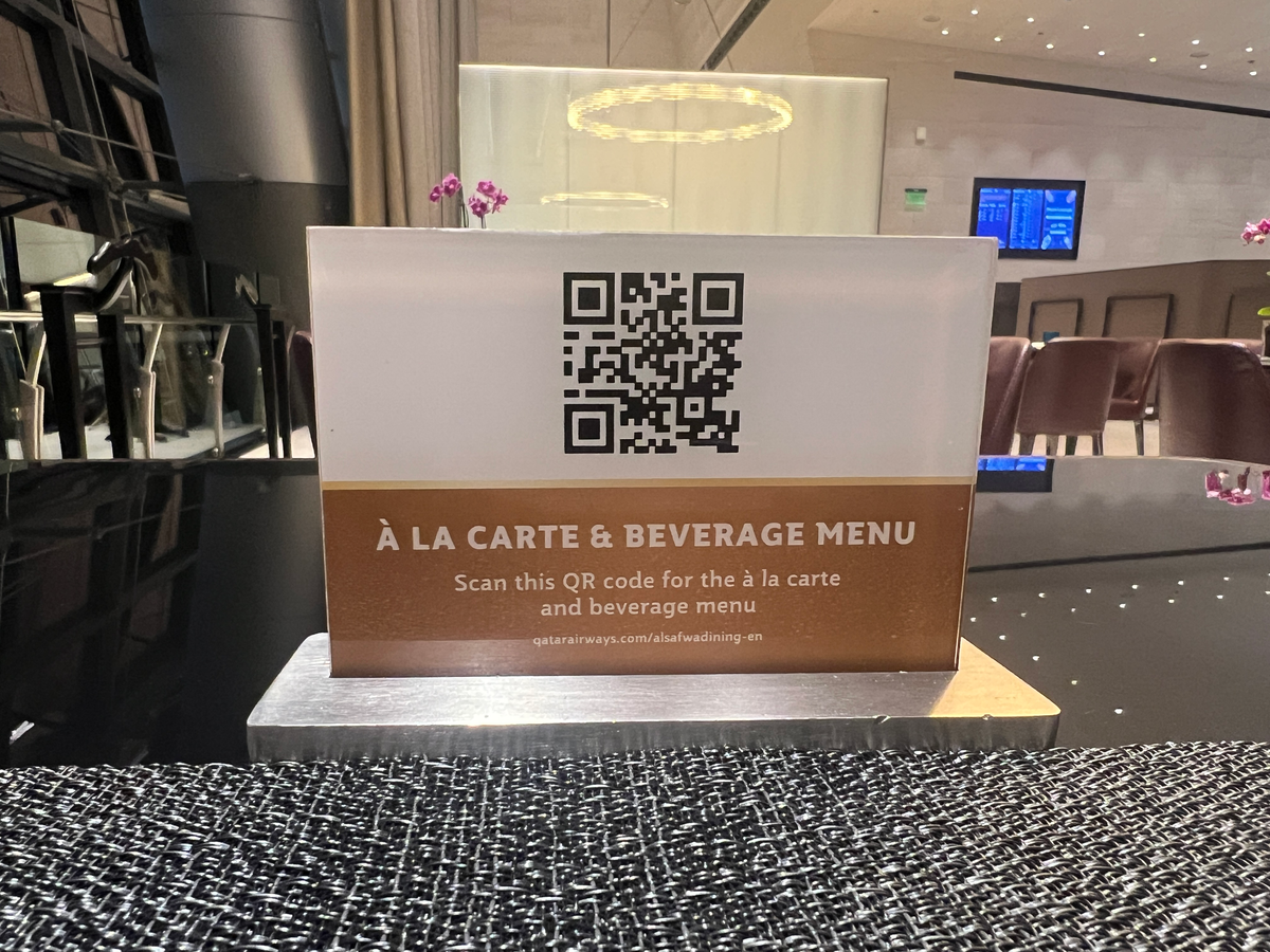 Al Safwa Lounge Dining Room Menu