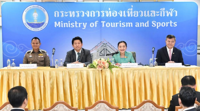 Announcing traveler safety measures / Photo = Thailand Tourism Authority