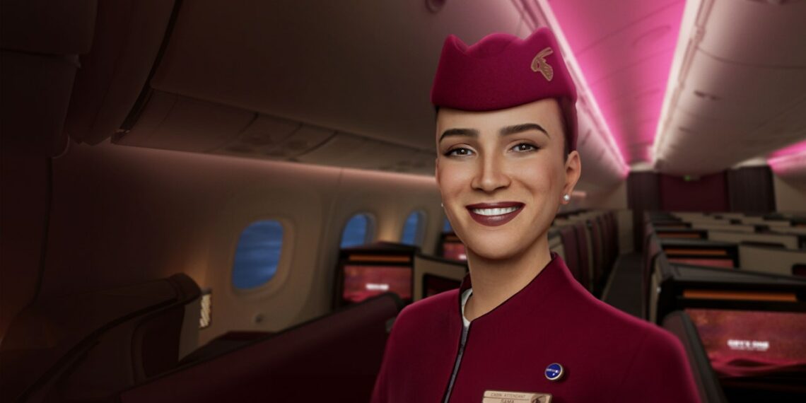 Digital human AI cabin crew Sama takes Qatar Airways brand - Travel News, Insights & Resources.