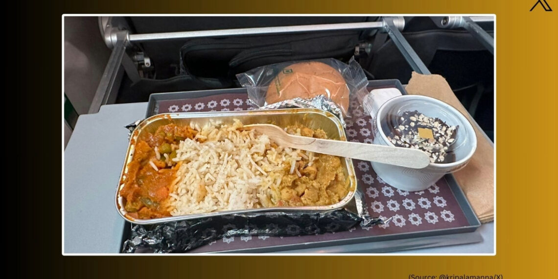 Food vlogger reviews Vistaras ‘inedible meal served on flight airline - Travel News, Insights & Resources.