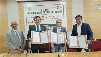 Madhya Pradesh Tourism signs landmark MoU with MakeMyTrip redBus - Travel News, Insights & Resources.