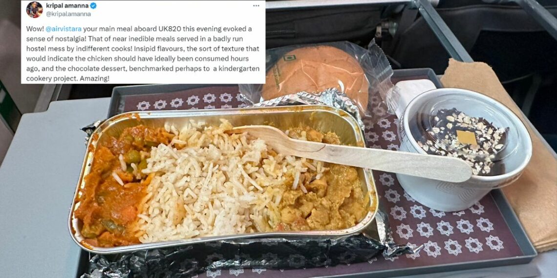 Man Calls Out Vistara For Their Inedible As Hostel Mess - Travel News, Insights & Resources.