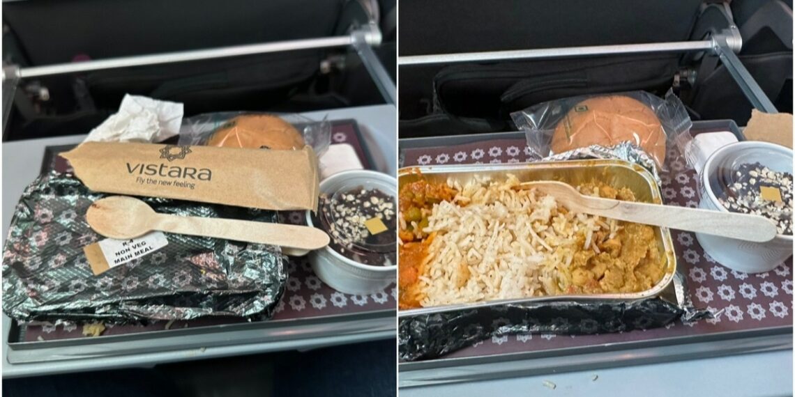 Vistara reacts after passenger compares in flight meal with hostel food - Travel News, Insights & Resources.