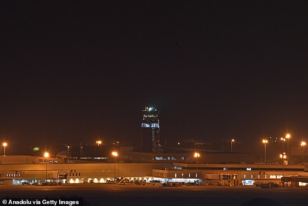 LEBANON: Empty areas at Beirut Rafic Hariri Airport yesterday after Lebanon closed airspace