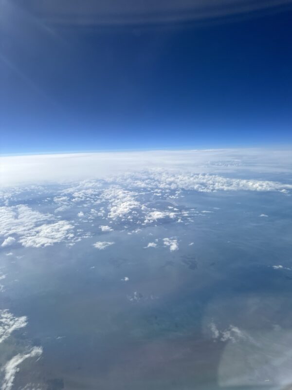 clouds and clouds from above