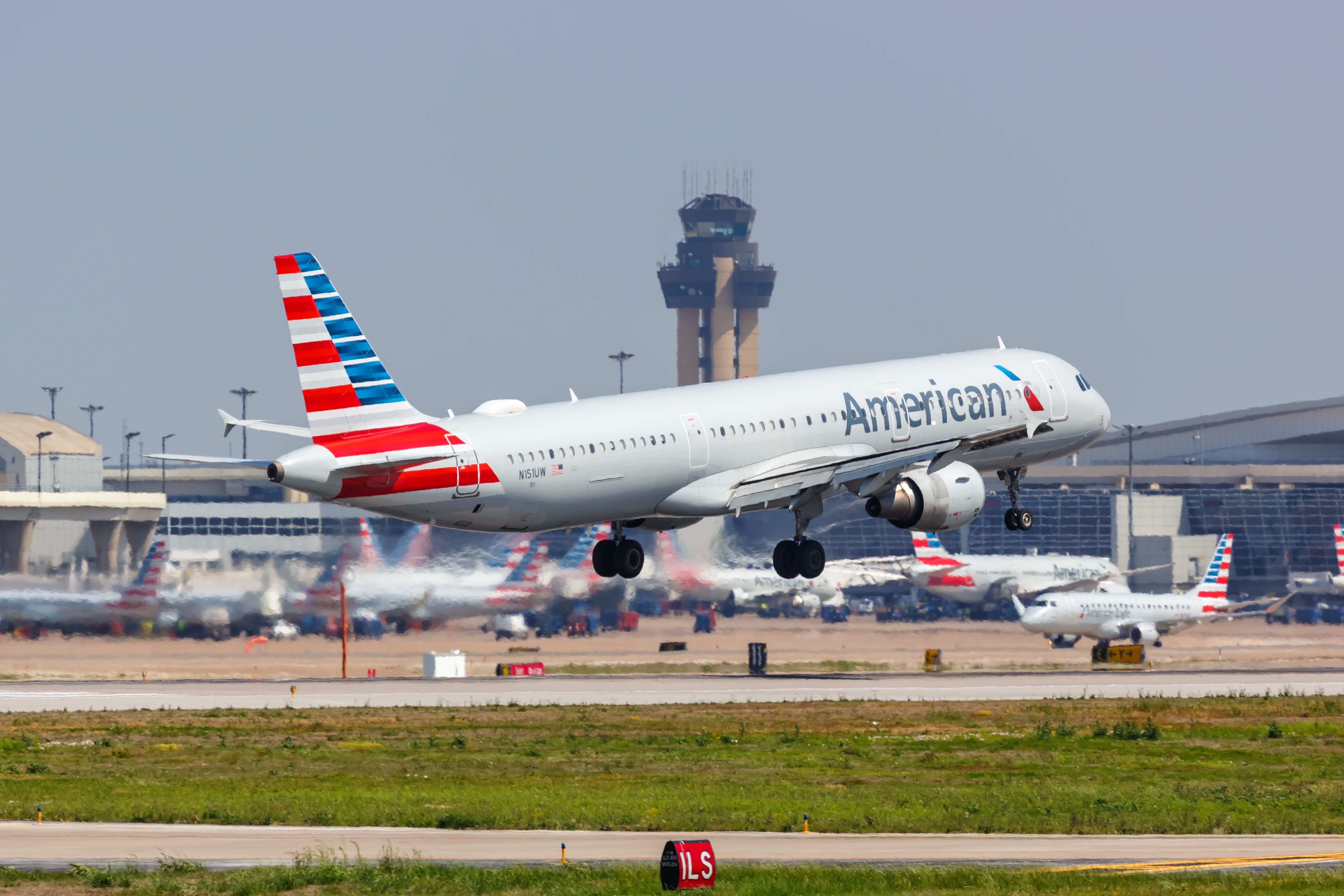 American Airlines A321 at DFW