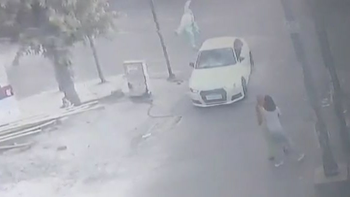 CCTV captures moment when Audi hit elderly man in Noida - Travel News, Insights & Resources.