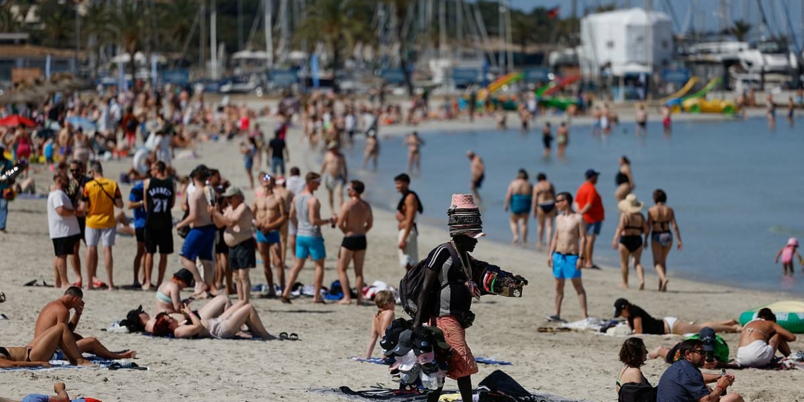 Demonstrators gather in Mallorca in rally against 'excessive tourism'