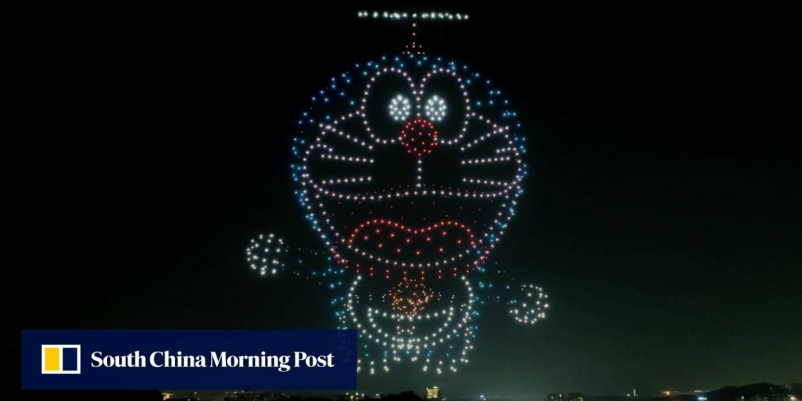 First Doraemon drone show set to go ahead Hong Kong - Travel News, Insights & Resources.
