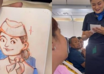 In flight Surprise Passengers Sketch Leaves IndiGo Air Hostess Spellbound - Travel News, Insights & Resources.