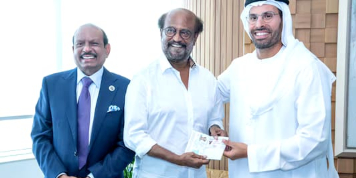Rajinikanth granted UAEs golden visa the superstar says he is - Travel News, Insights & Resources.