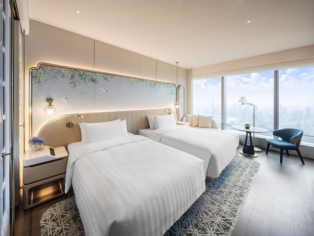 Shangri La Nanshan Shenzhen Deluxe BayCity View Twin Room - Travel News, Insights & Resources.