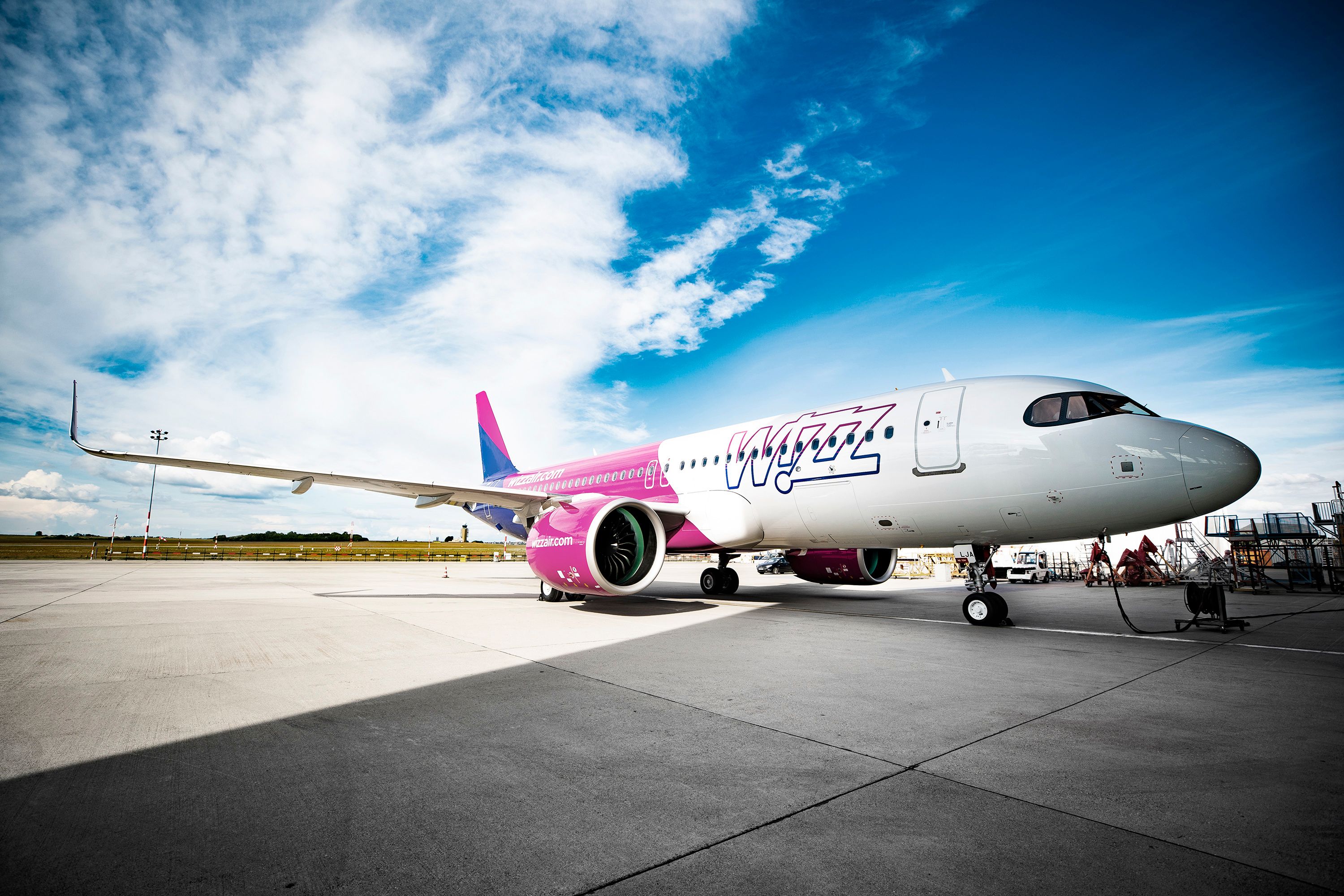 Wizz Air Airbus A320 Parked On A Remote Stand