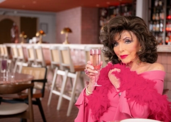 91 Year Old Dame Joan Collins Stuns in Glamorous Pink Suit for - Travel News, Insights & Resources.