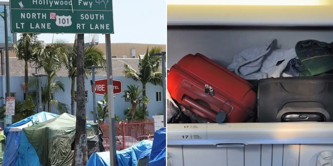 American Airlines passenger tracks lost luggage to Hollywood homeless encampment - Travel News, Insights & Resources.