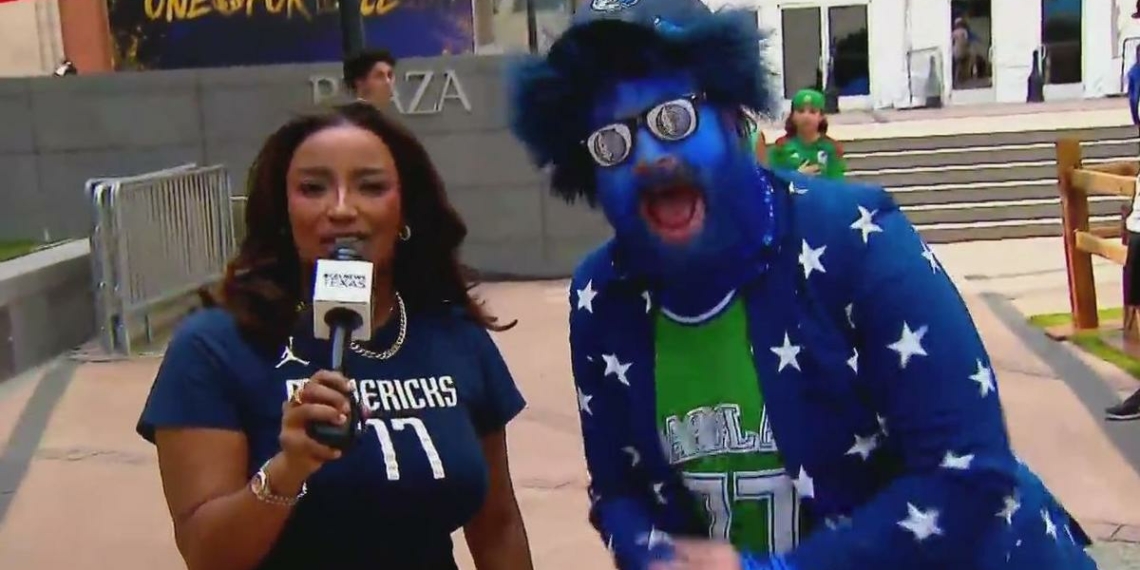 Mavs fans pregame at the American Airlines Center plaza - Travel News, Insights & Resources.