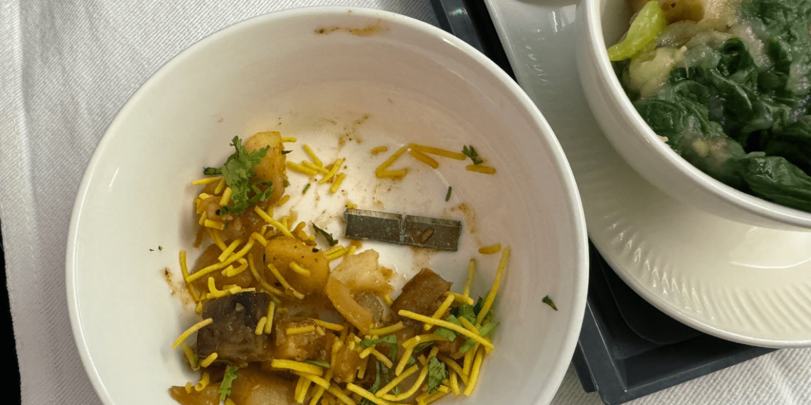 Metal blade found in meal served on SFO bound Air India - Travel News, Insights & Resources.
