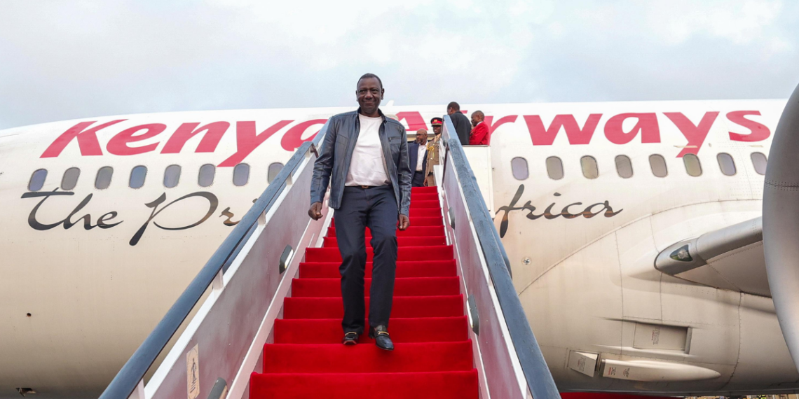 President Ruto returns from Switzerland using Kenya Airways flight - Travel News, Insights & Resources.