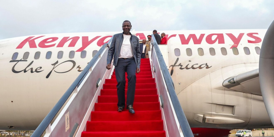 Ruto jets back from Italy Switzerland trip on Kenya Airways - Travel News, Insights & Resources.