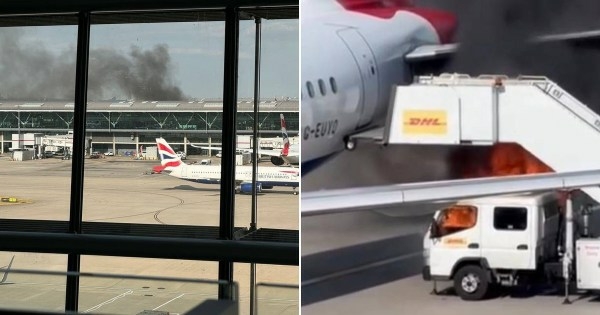 Truck catches fire next to British Airways plane at Heathrow - Travel News, Insights & Resources.