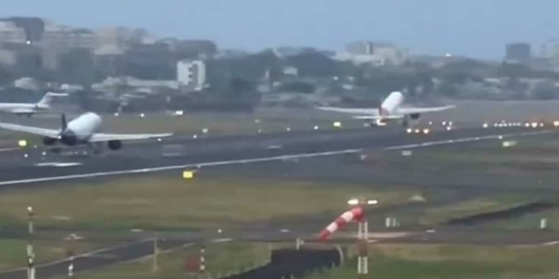 Watch IndiGo aircraft touches down on runway as Air Indias - Travel News, Insights & Resources.