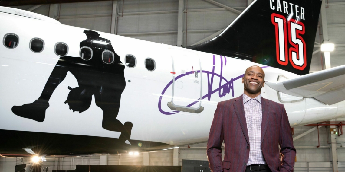 Air Canada Unveils Airbus A220 Livery Honoring NBA Toronto Raptors scaled - Travel News, Insights & Resources.