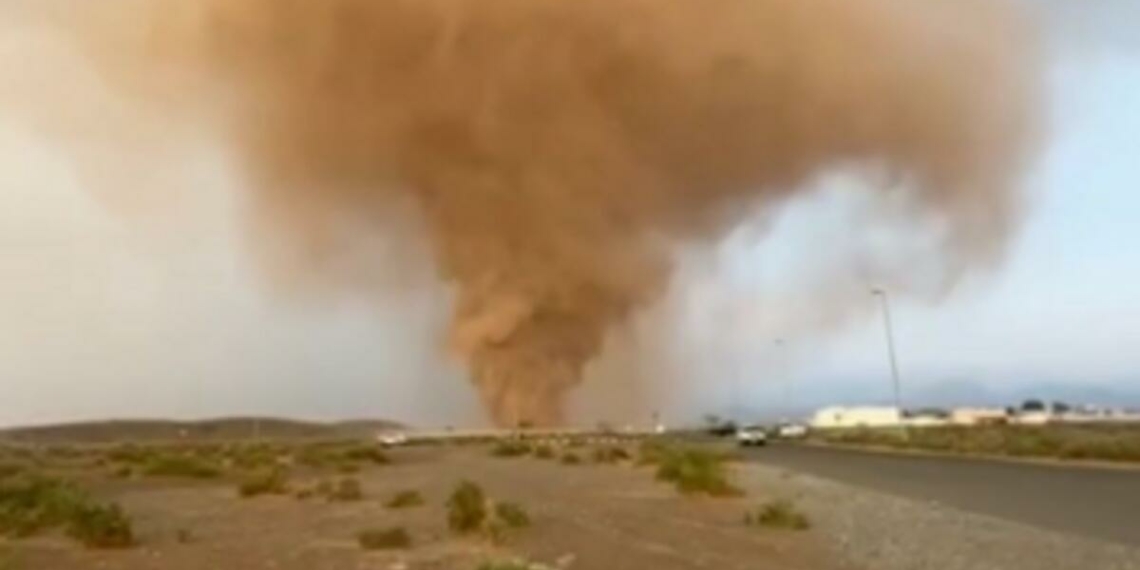 UAE Videos of tornado like storm go viral NCM clarifies landspout.com - Travel News, Insights & Resources.